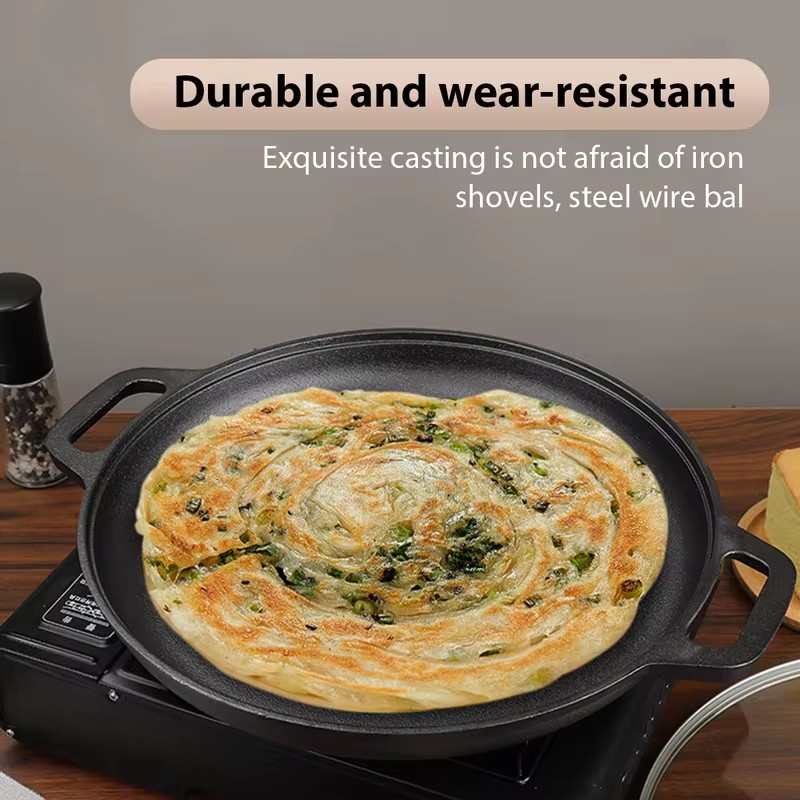 Heavy-Duty Cast Iron Fry Pan w - Dosa Pan Iron 评论和价格