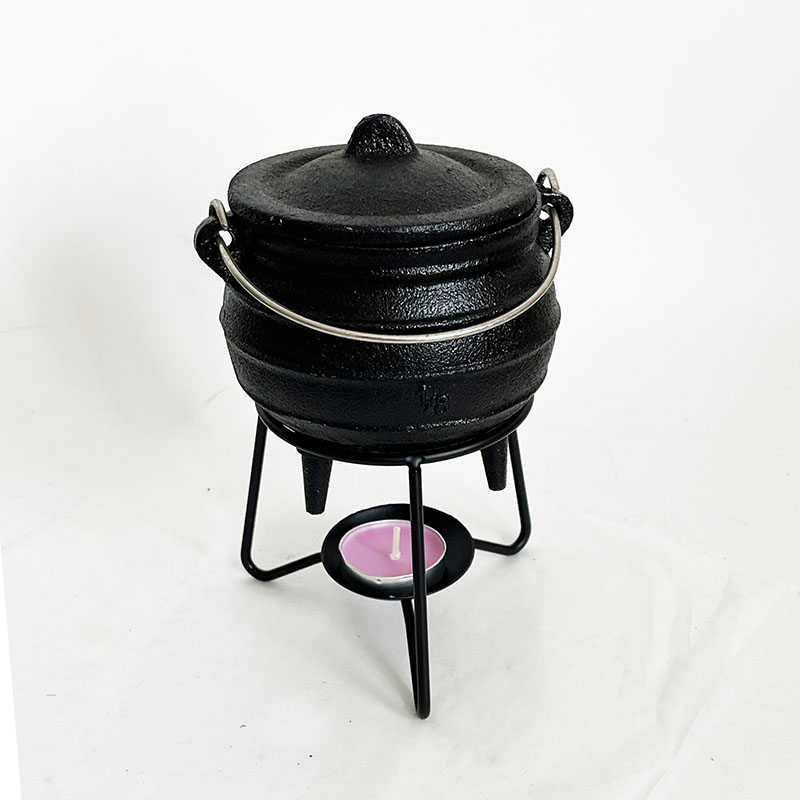 Medium 1/8# Cast Iron Cauldron - Dosa Pan Iron 评论和价格