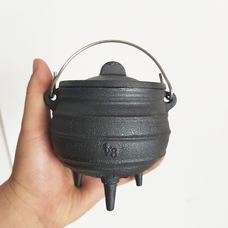 Medium 1/8# Cast Iron Cauldron - Dosa Pan Iron 评论和价格