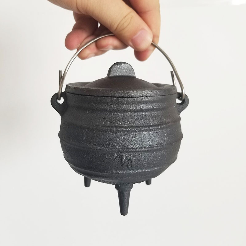 Medium 1/8# Cast Iron Cauldron - Dosa Pan Iron 评论和价格