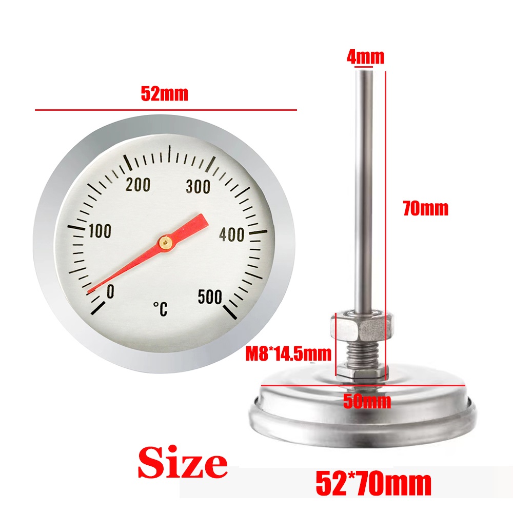 0-500 Celsius 52mm Diameter In - Home Cooking Reading 评论和价格