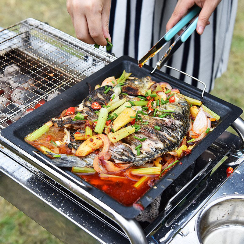 Outdoors Thick Square Grill Pa - Dosa Pan Iron 评论和价格