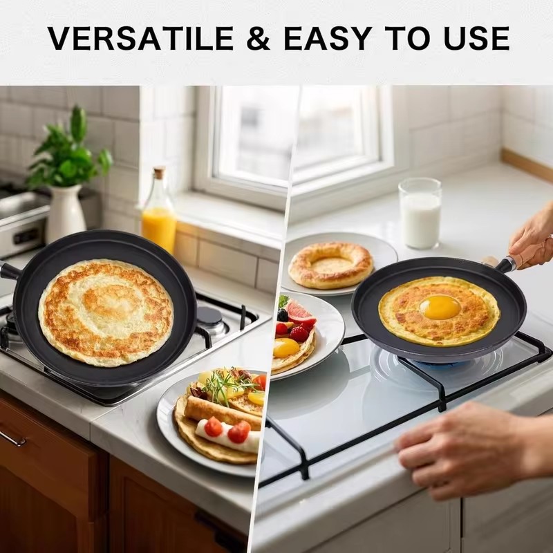 Heavy-Duty Cast Iron Frying Pa - Dosa Pan Iron 评论和价格