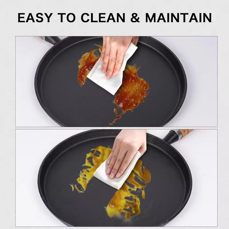 Heavy-Duty Cast Iron Frying Pa - Dosa Pan Iron 评论和价格