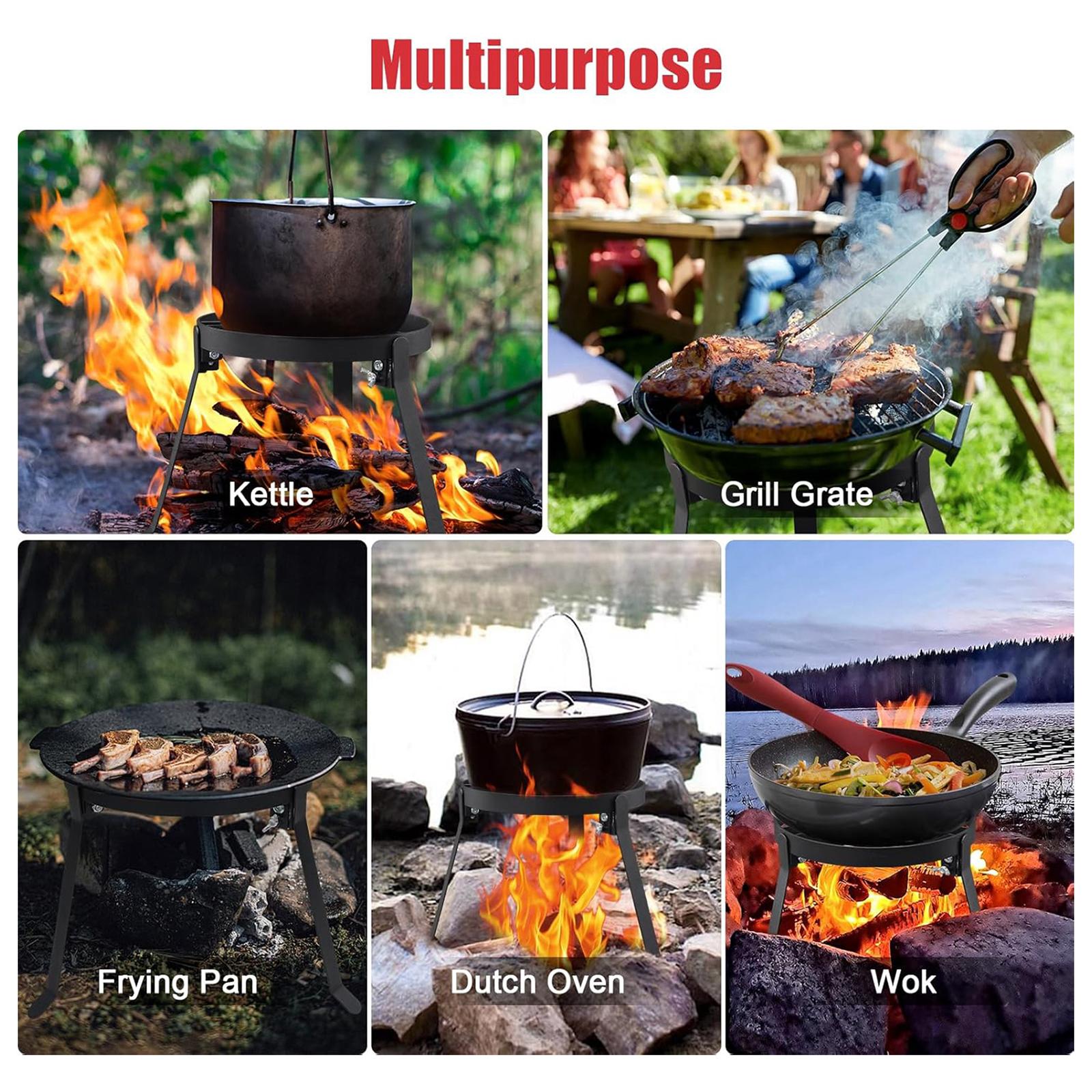 Foldable Cooking Campfire Trip - Dosa Pan Iron 评论和价格